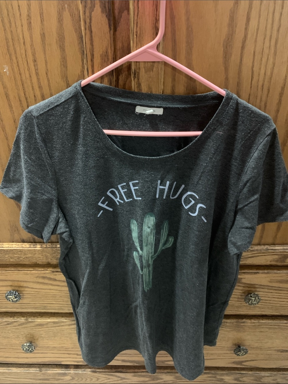 Maurices Charcoal Gray Crewneck Tee